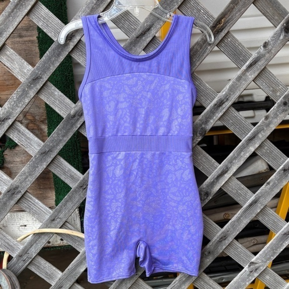 Cat & Jack Shimmering Purple gymnastic suit - Picture 1 of 7